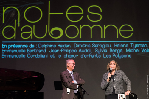 Discours de Gilles Carrez, maire du Perreux et de l'élue à la culture lors de la soirée de présentation Festival Notes d'Automne 2016 au CDBM
